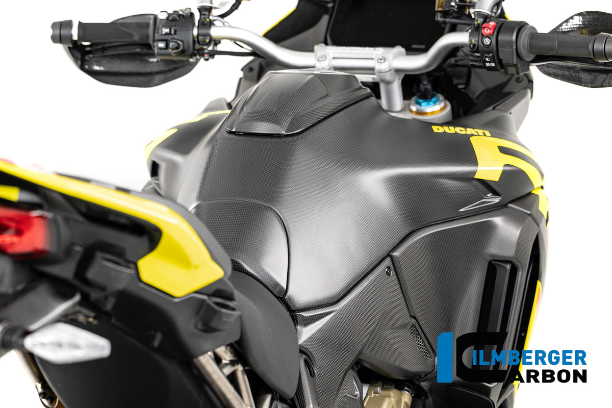Ilmberger Carbon Tank Cover Large Version Carbon Matte Ducati Multistrada V4 2025