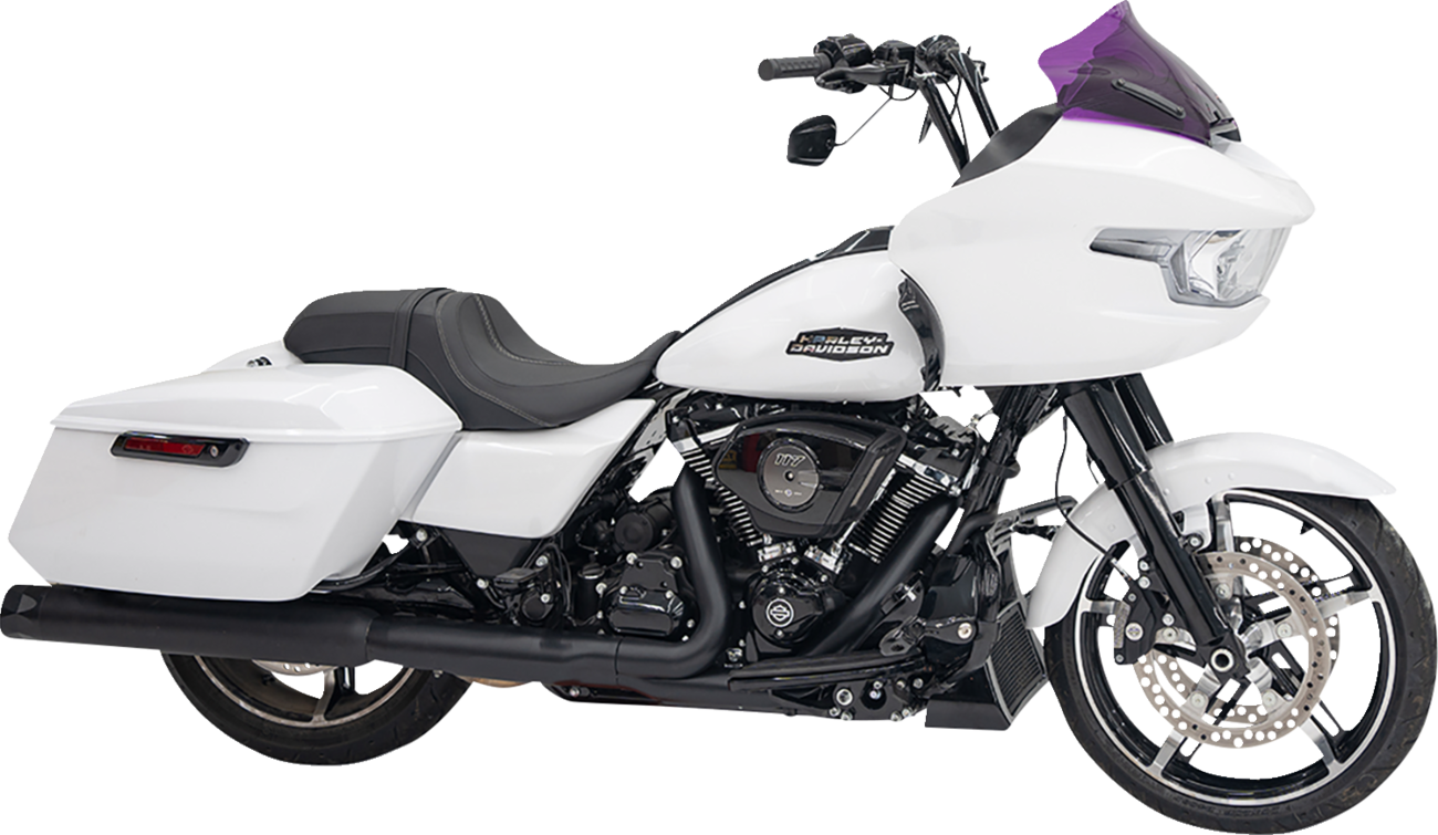 Klock Werks Kolor Flare® Windshield - 10" - Purple - '23-'25 FLTRX