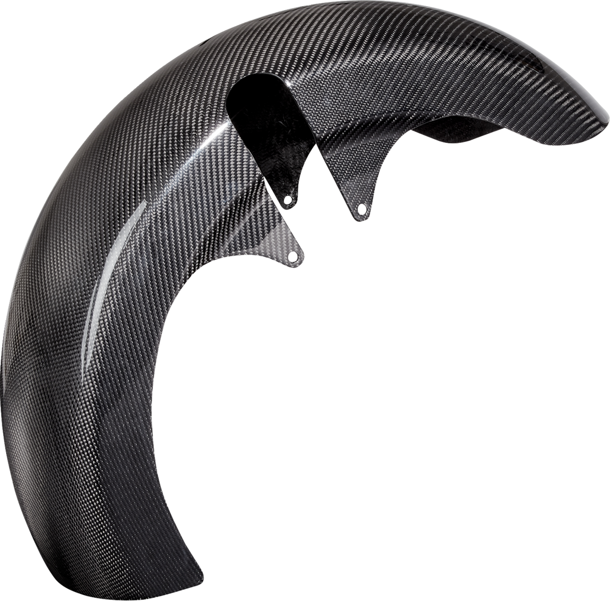 Arlen NESS 21" Front Fender - Fat Wrapper - Carbon Fiber - HD Touring '24-'25