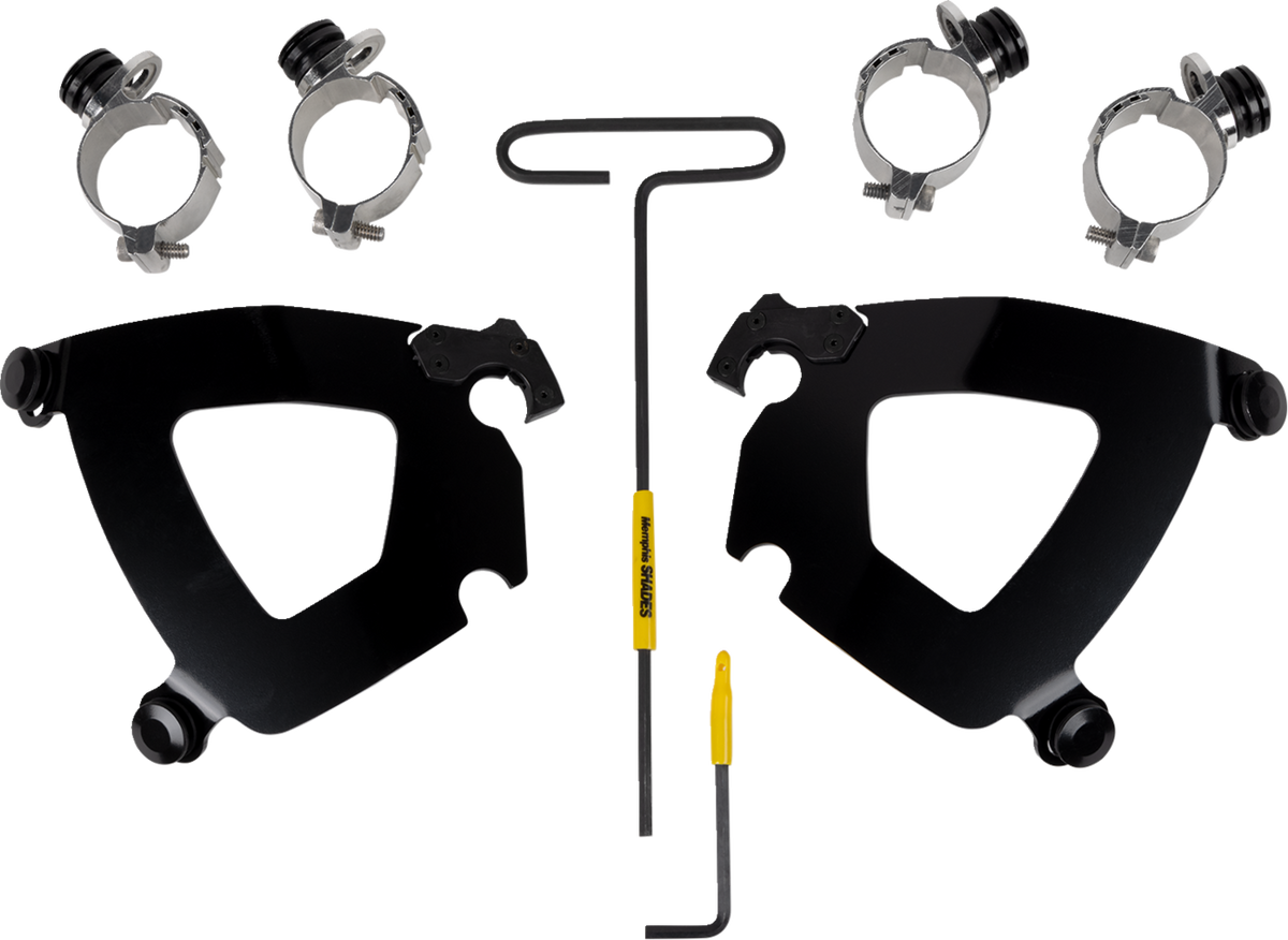 Memphis Shades Gauntlet Mounting Kit - Black - Chief