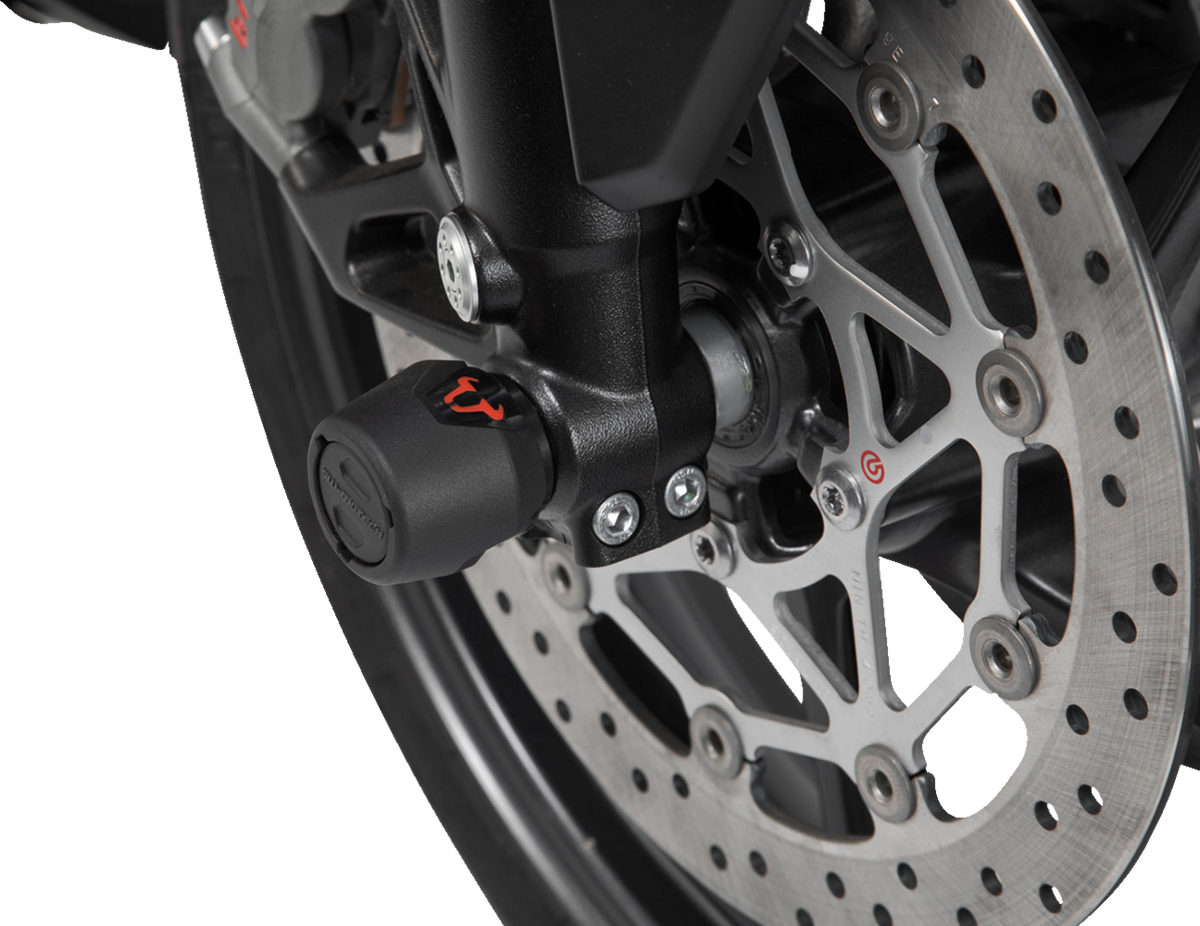 SW-Motech Axle Sliders - Front - Set - Triumph/Yamaha