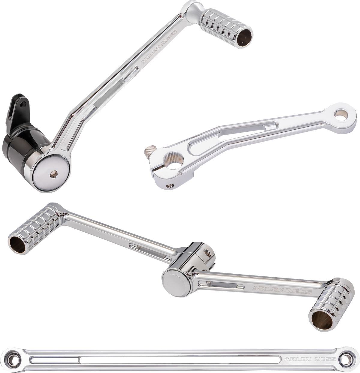 Arlen NESS SpeedLiner Foot Control Kit W/ Heel/Toe Shifter - Chrome