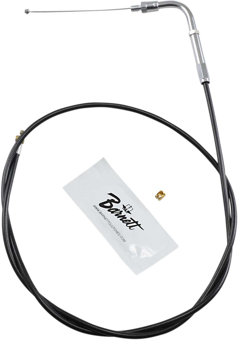 Barnett Black Vinyl Throttle Cable - +6" Size - 39-1/2" Length