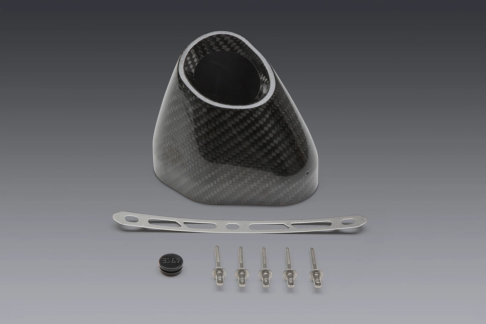Yoshimura R-77 Replacement End Cap Kit Slash-Cut Left Side