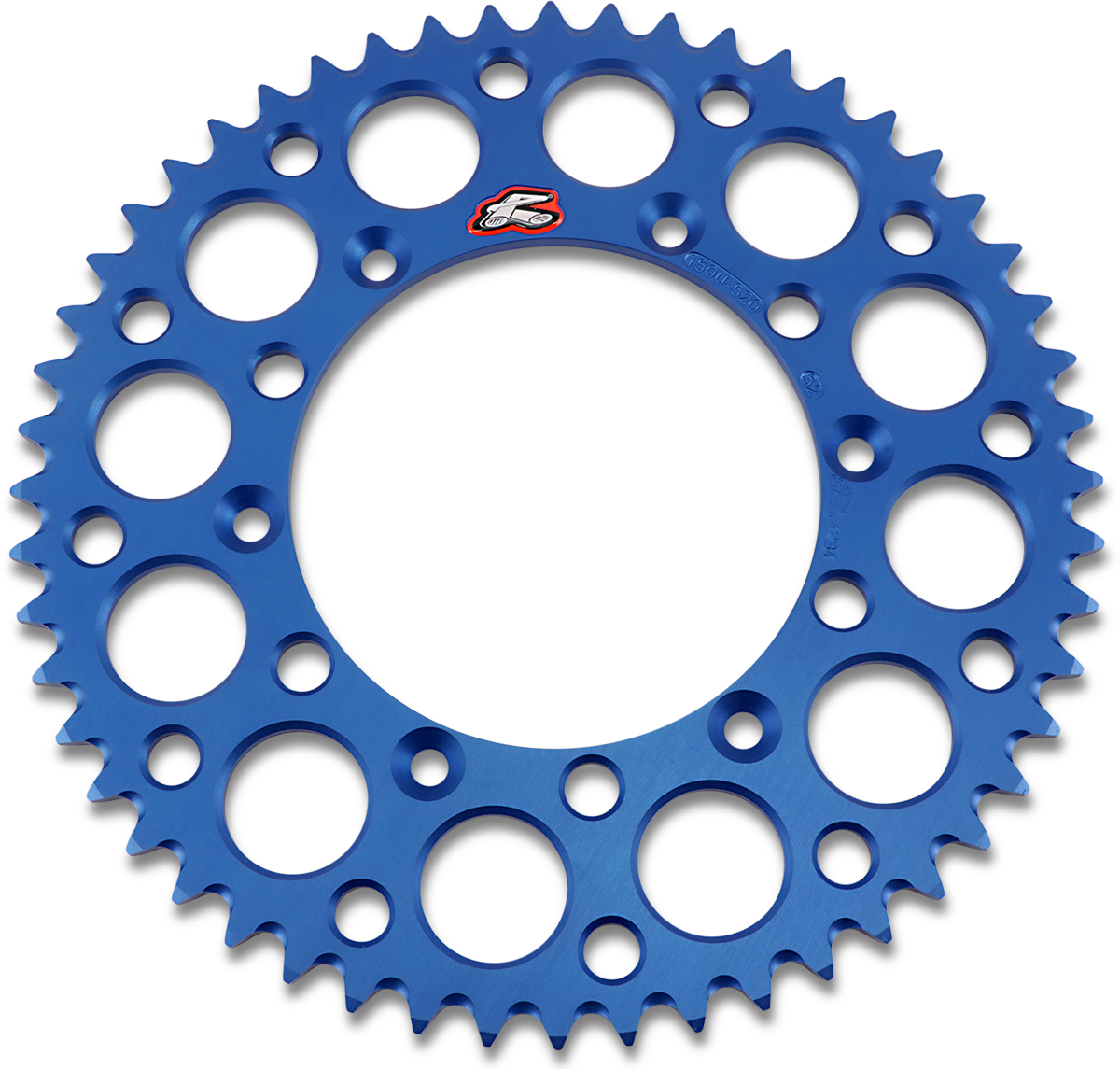 Renthal Rear Sprocket - Aluminum - 52 Tooth - Blue - Honda/Yamaha
