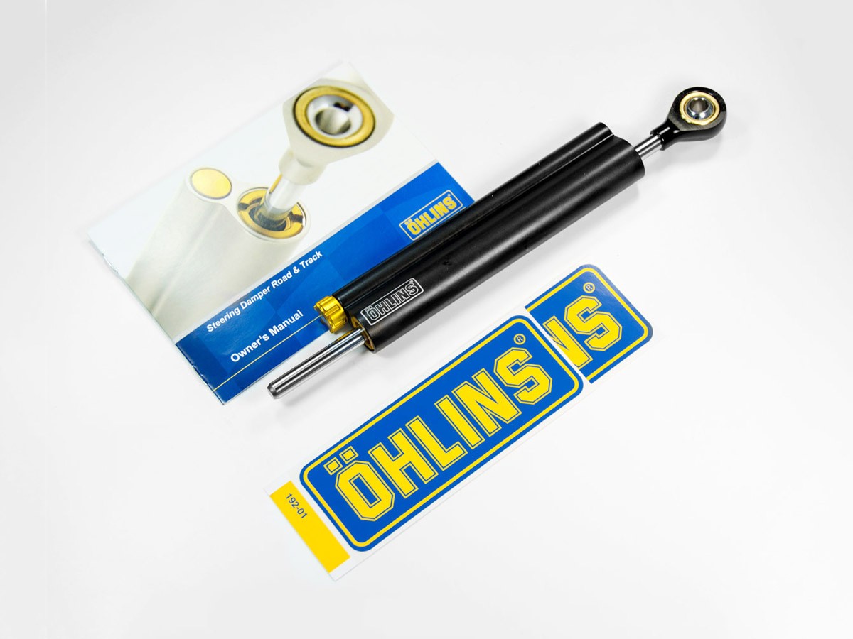 OH03 - BLACK STEERING DAMPER OHLINS