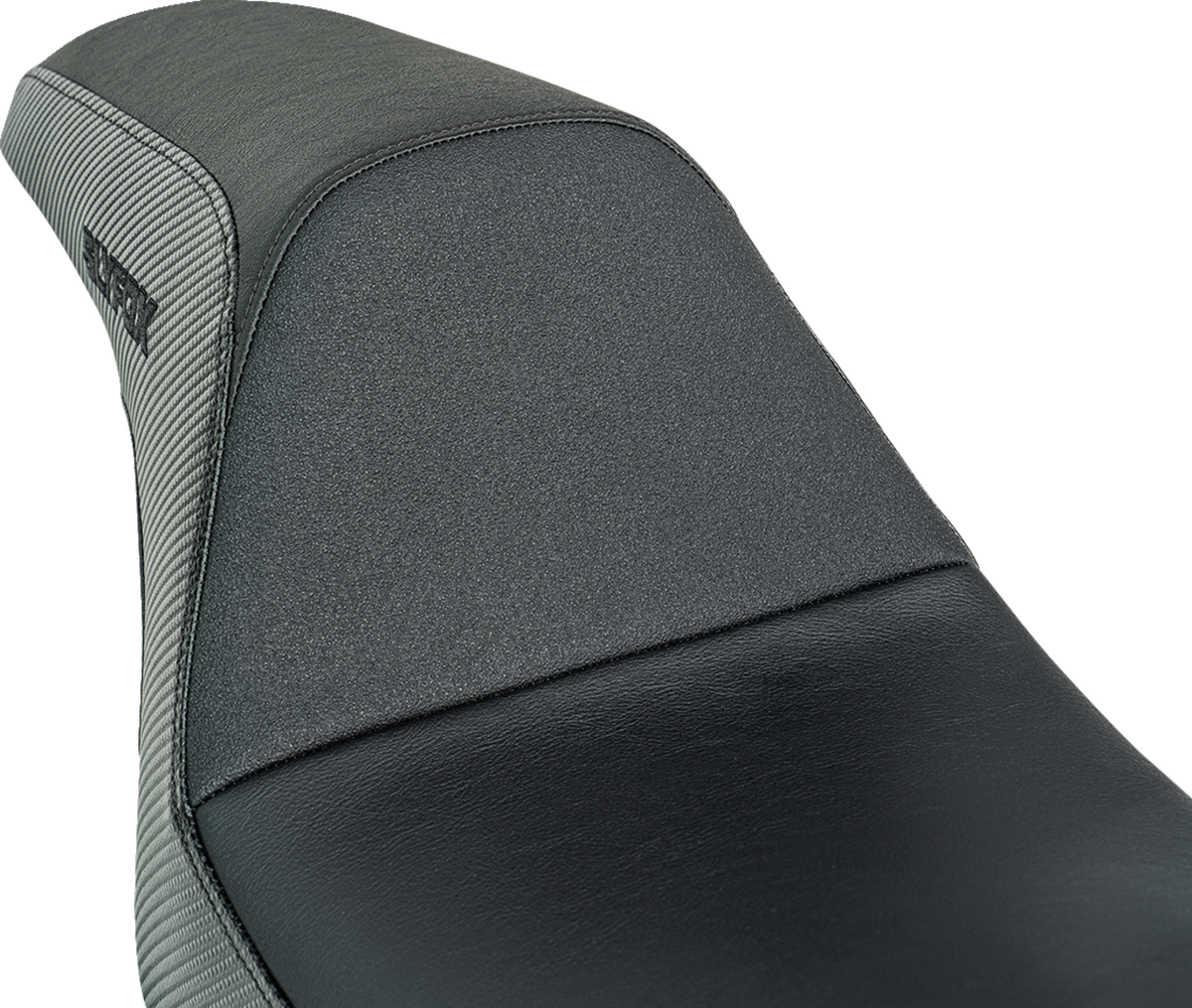 Slyfox Drifter Seat - Black Logo - Black Vinyl - Smooth - FXR '82-'00
