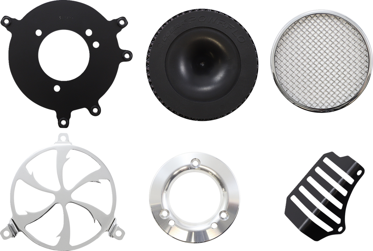 Cobra Air Cleaner Kit - Chrome