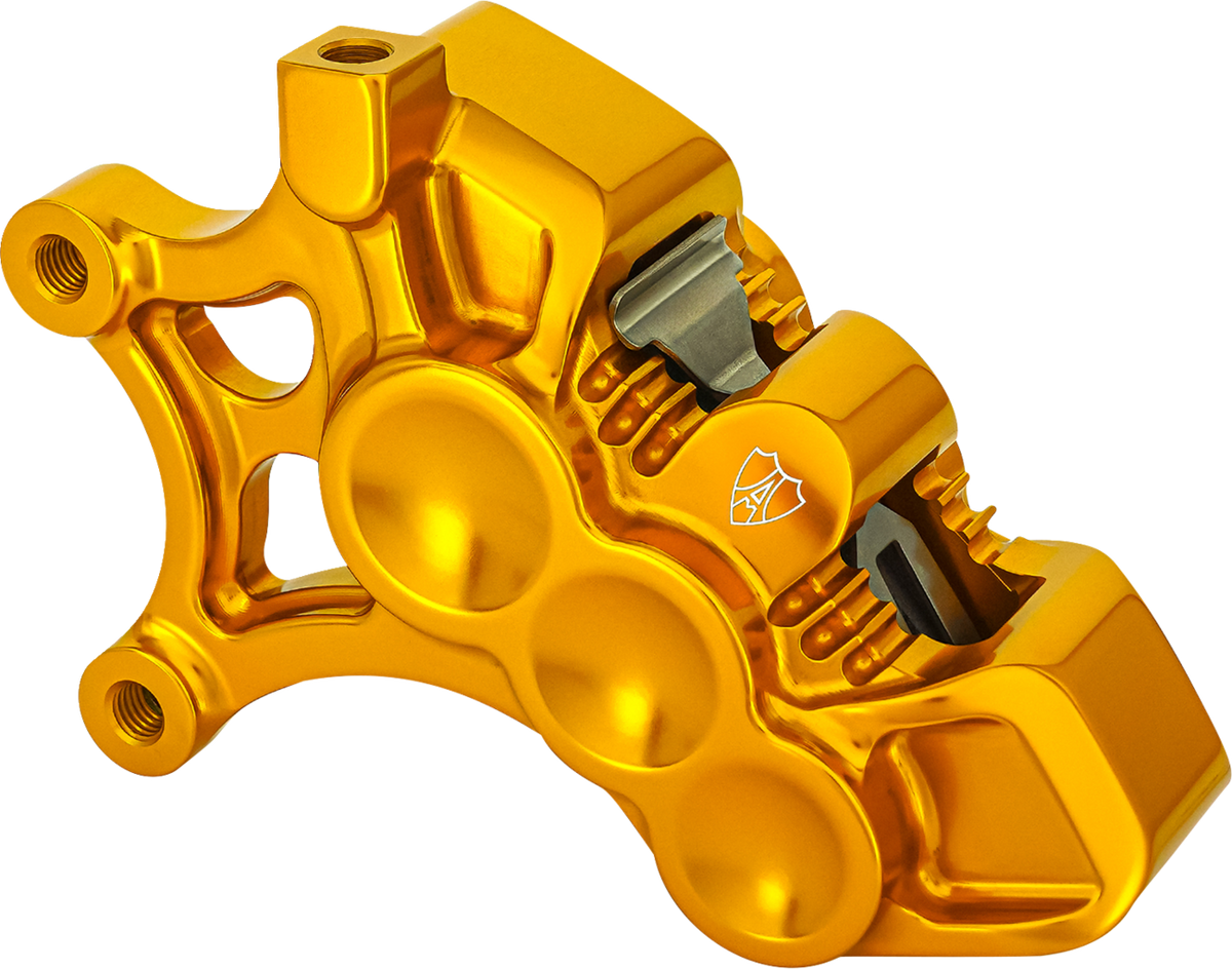 Arlen NESS Monoblock Axial Brake Caliper - 14" - Left - Gold