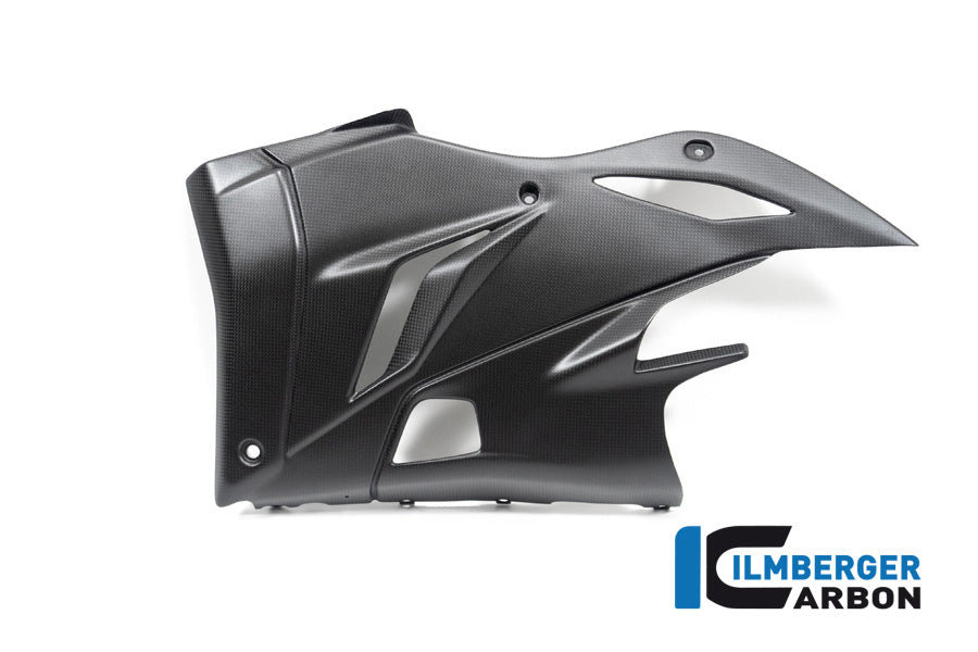 Ilmberger Carbon Belly Pan Left V4 Ducati Streetfighter - Matte