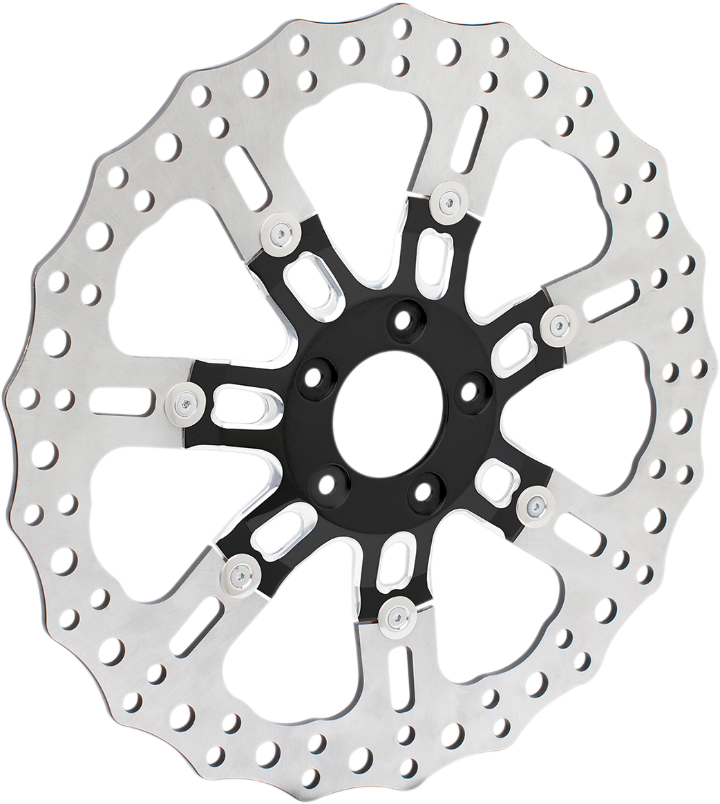 Arlen NESS Front Rotor - 7 Valve - 14" - Black