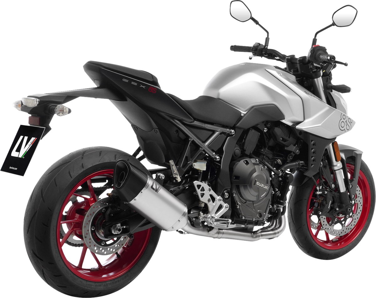 LeoVince 2-Into-1 LV-14 R Exhaust System - Titanium Look / Stainless Steel / 11.18 lb