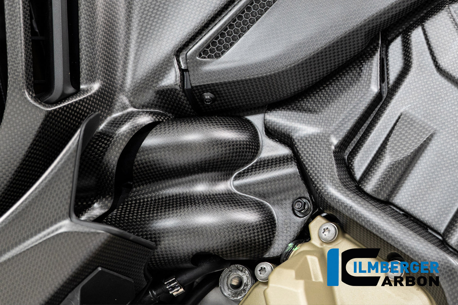 Ilmberger Carbon Carbon Matte Water Pump Cover Ducati Multistrada V4 2025