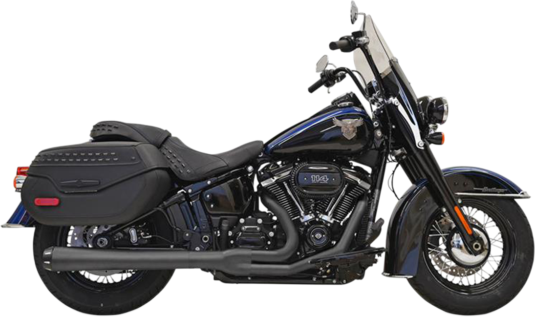 Bassani Xhaust 2-Into-1 Road Rage Exhaust System - Black