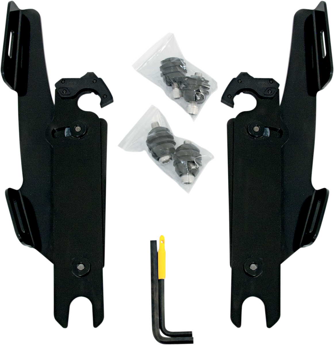 Memphis Shades Hardware Kit - Black - Without Lightbar - Black