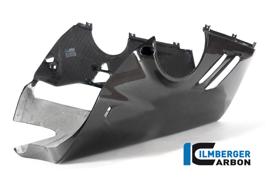 Ilmberger Carbon Belly Pan Ducati Panigale V4 22 For Low Exhaust With Sidestand - Gloss