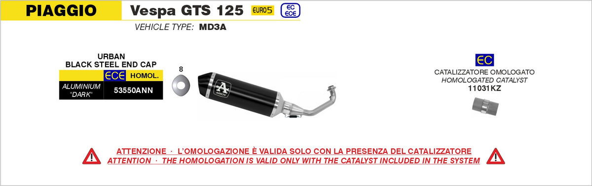 11031KZ Catalytic Converter Kit