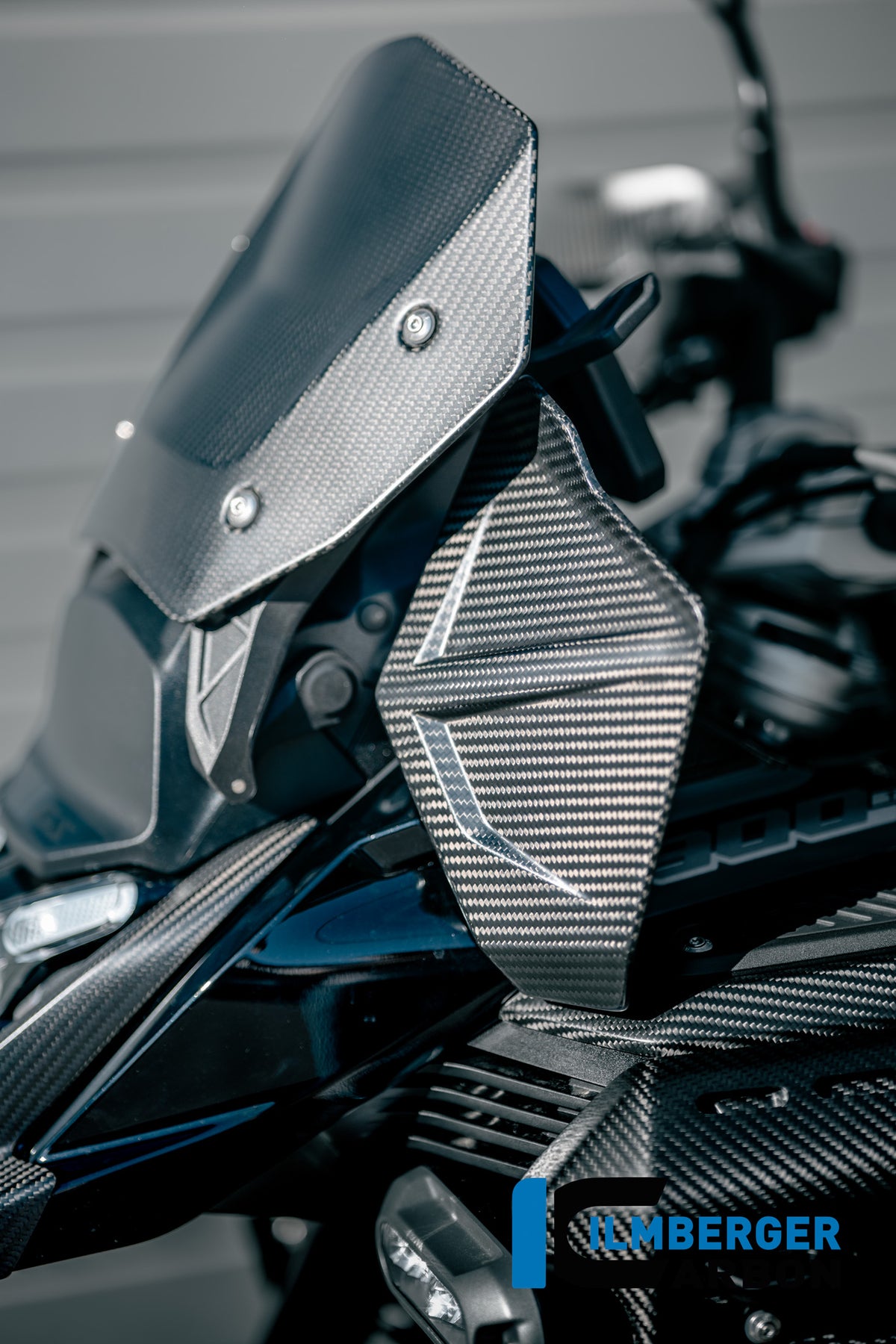 Ilmberger Carbon Air Deflector Left BMW R 1300 GS Adventure - Matte / Twill