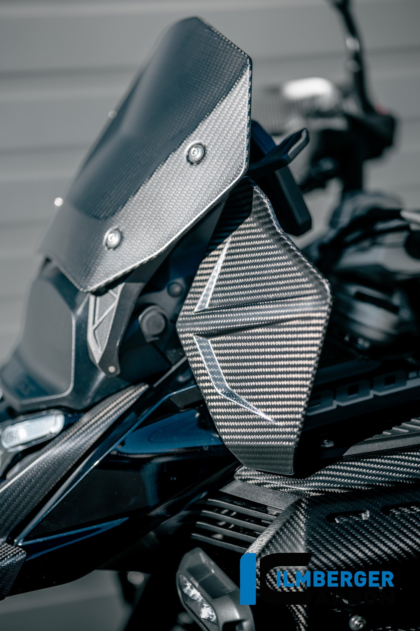 Ilmberger Carbon Air Deflector Left BMW R 1300 GS Adventure - Matte / Twill
