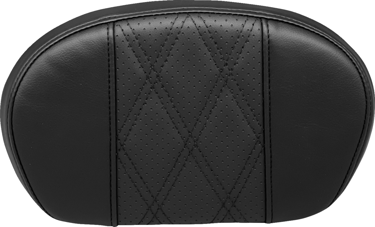 Le Pera Sissy Bar Pad - Medium - GT2/HR2 - Perforated Black