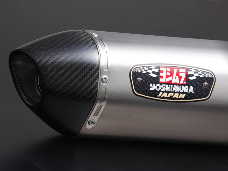 Yoshimura 21-26 GSX-S1000/GT/S950/KATANA R-77s STAINLESS SLIP-ON W/ SATIN FINISH MUFFLER (EEC)