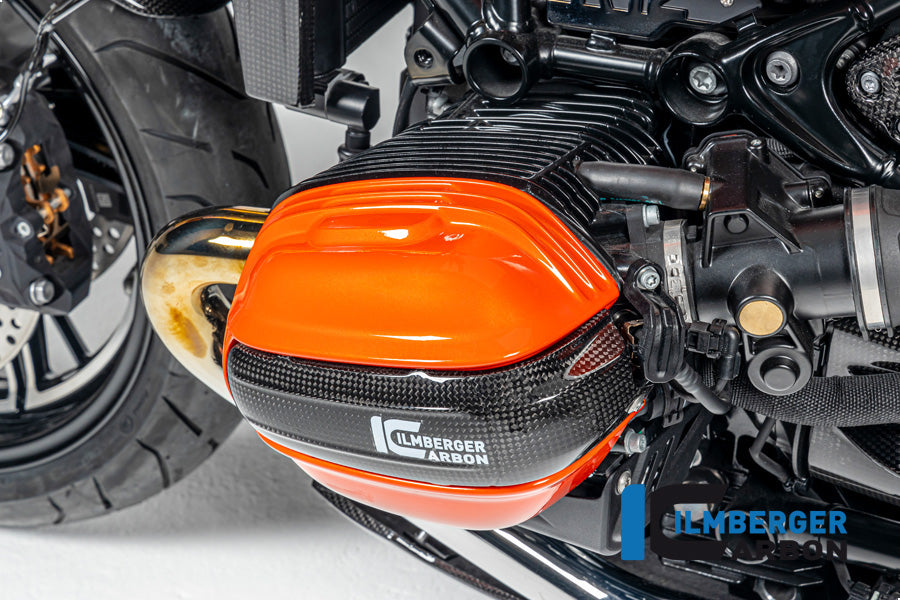 Ilmberger Carbon Spark Plug Cap Cover Left BMW R12 NineT - Gloss / Twill