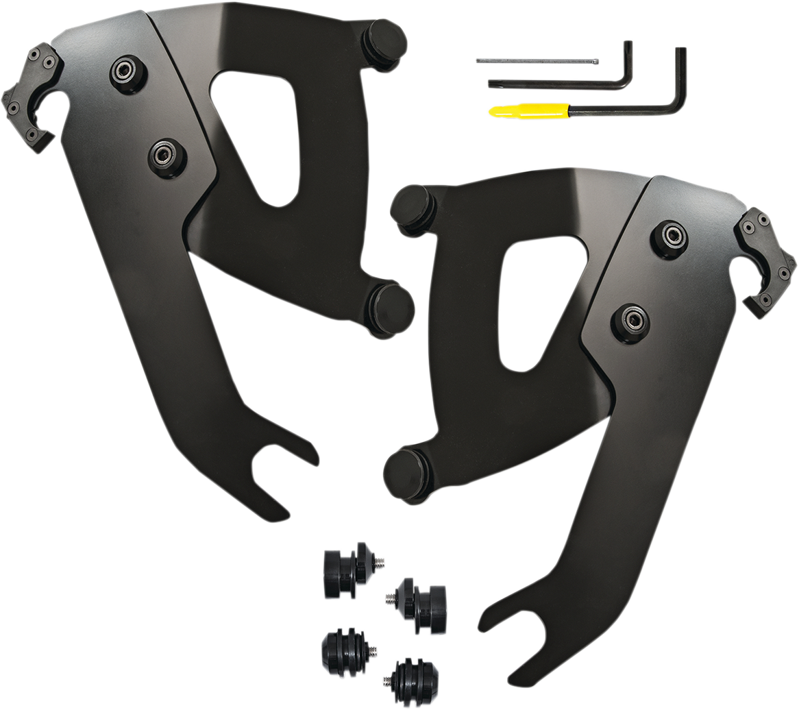 Memphis Shades Road Warrior Mounting Kit - Black - FLSL