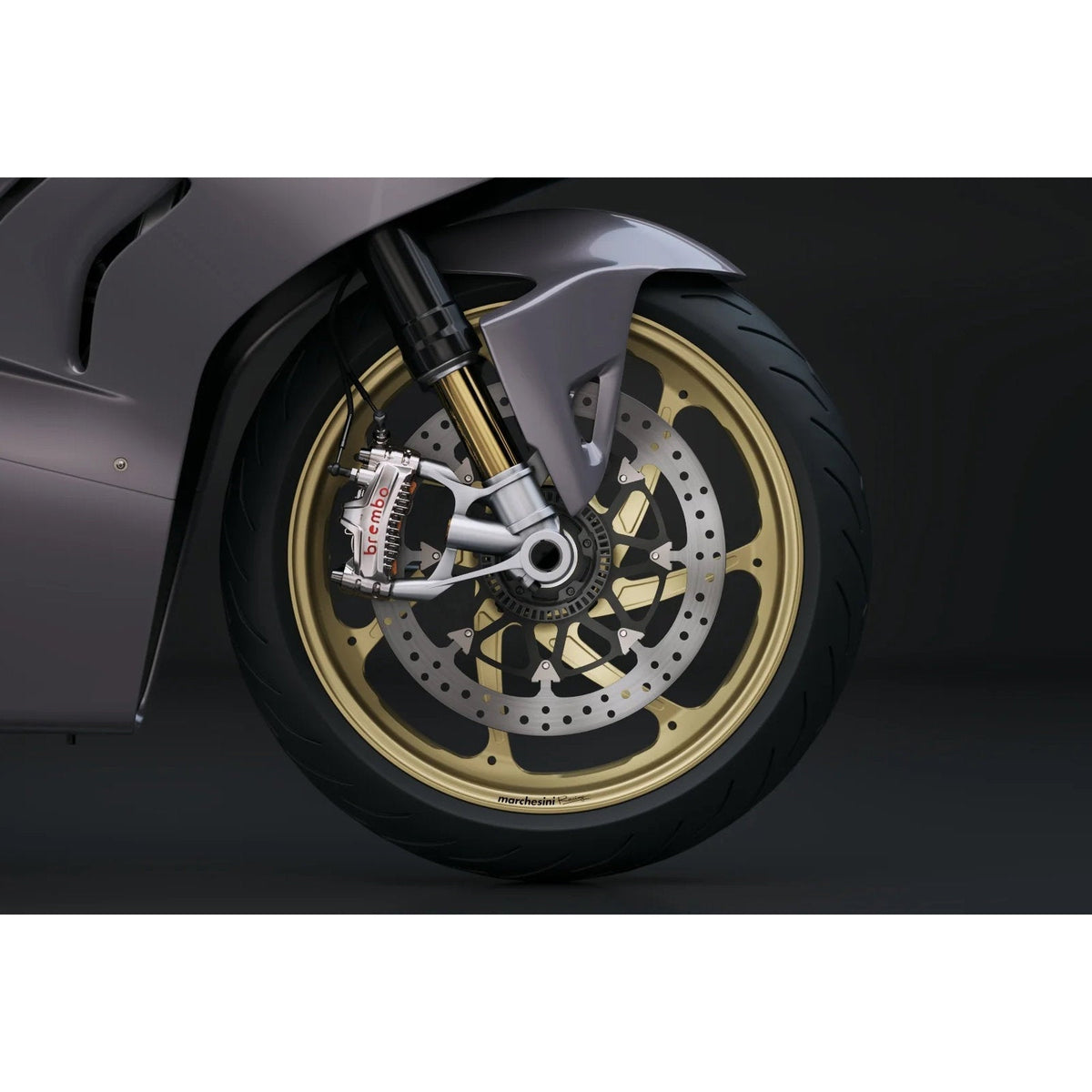 Brembo Racing GP4-MS Monoblock CNC Nickel Plated Calipers - 100mm