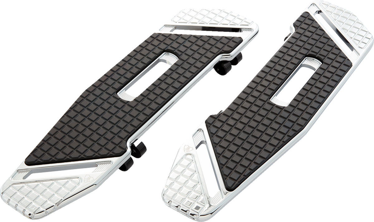Arlen NESS SpeedLiner Floorboards - Driver - Chrome