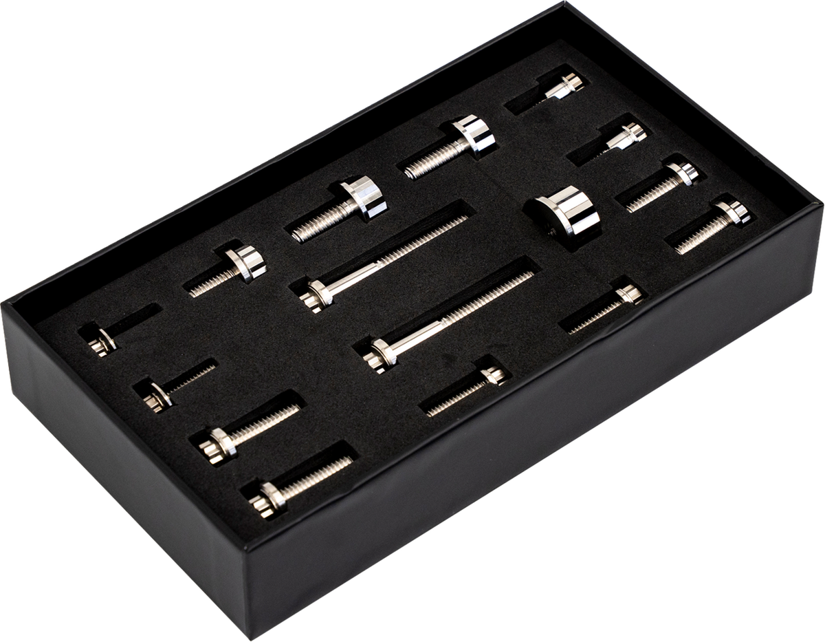 Trask Bitchin' Bolts Hardware Kit - Titanium - M8 - Peg Mount