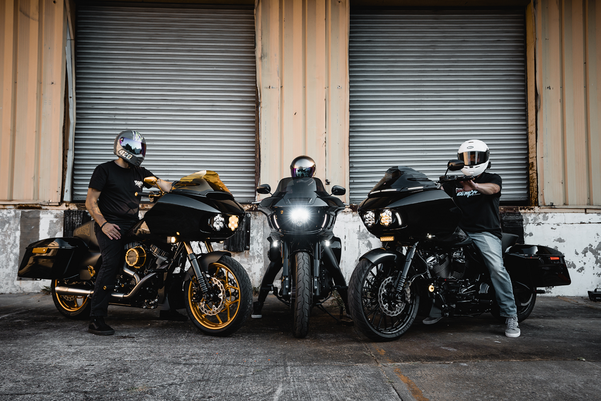 Custom Dynamics Headlight/Fog Light - Shark Demon® - Road Glide
