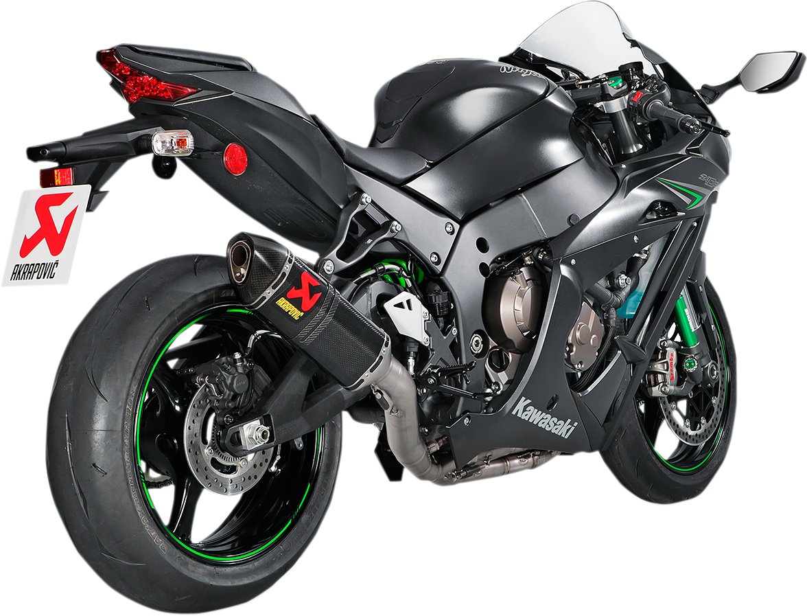 Akrapovic Evolution Exhaust - Titanium/Carbon Fiber