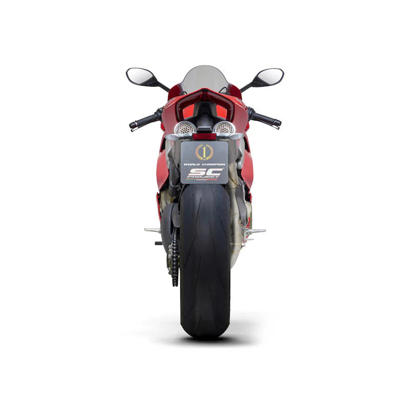 SC Project Titanium Undertail Slip-On Exhaust For Panigale V4 V4S V4R