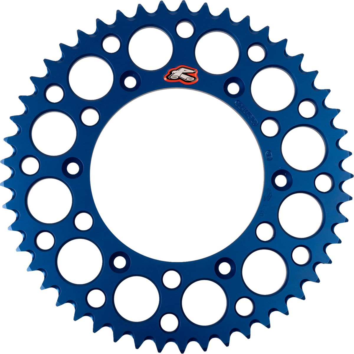 Renthal Rear Sprocket - Aluminum - 49 Tooth - Blue