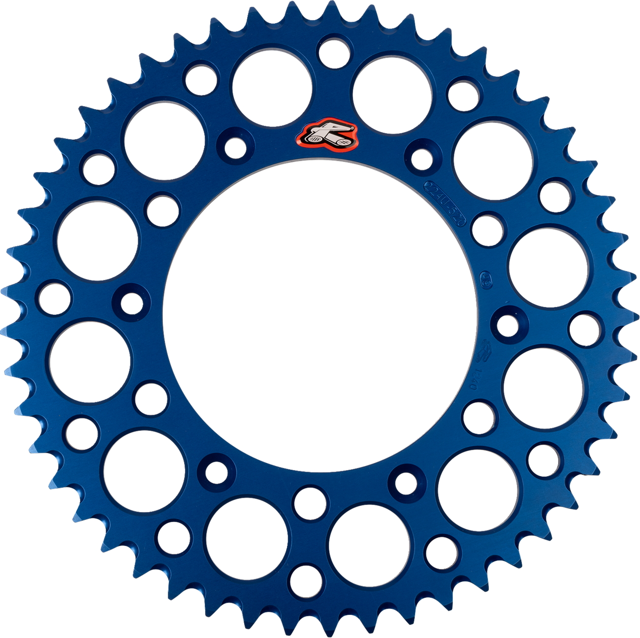 Renthal Rear Sprocket - Aluminum - 49 Tooth - Blue