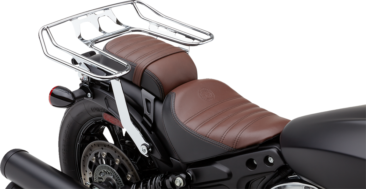 Cobra Detachable Wrap Around Rack - Chrome - Bobber