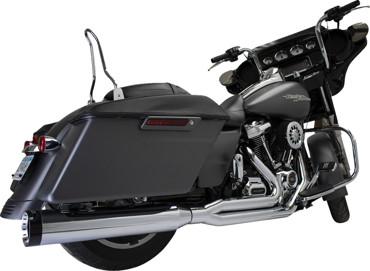 Khrome Werks 2-Into-1 Outlaw Exhaust System - Chrome - No End Cap Included