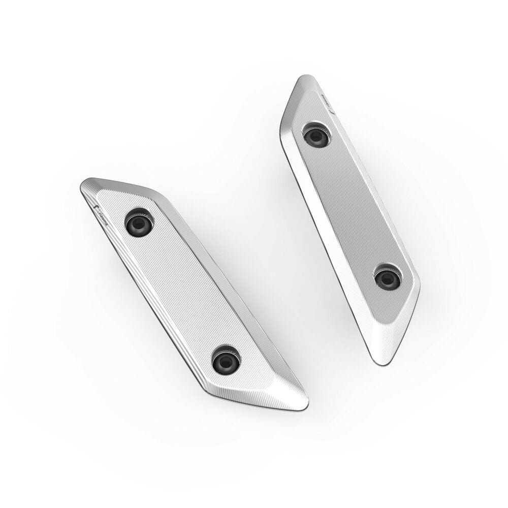 Rizoma Mirror Hole Plugs - Silver