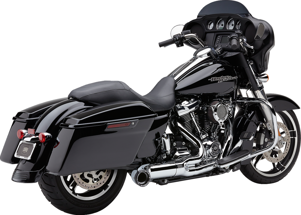 Cobra Turn Out 2-Into-1 Exhaust System - Chrome