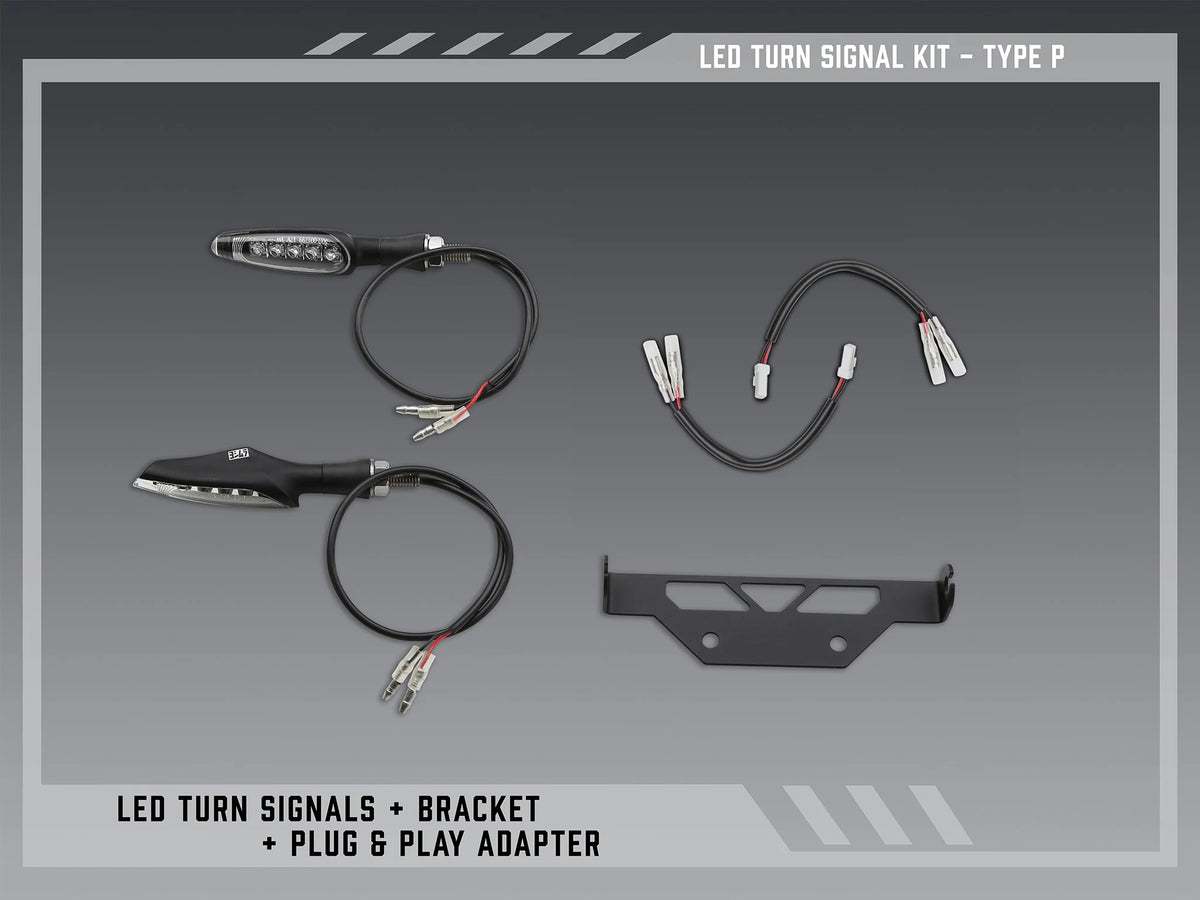 Yoshimura Type P Standard LED Signal Kit For V2 Fender Eliminators