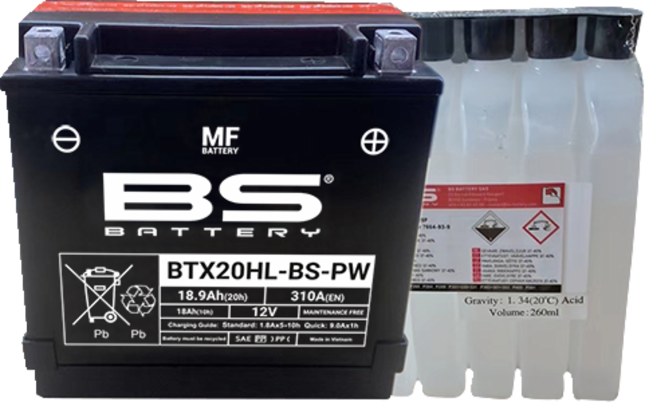 BS Battery Battery - BTX20HL-BS-PW (YTX)