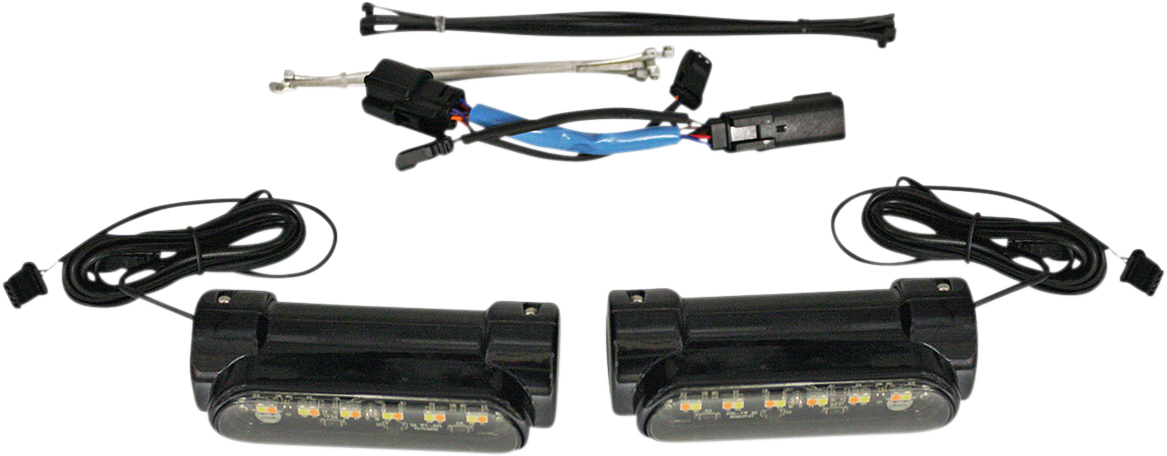 Custom Dynamics Engine Guard Light - Black - '10-'13 FLHX