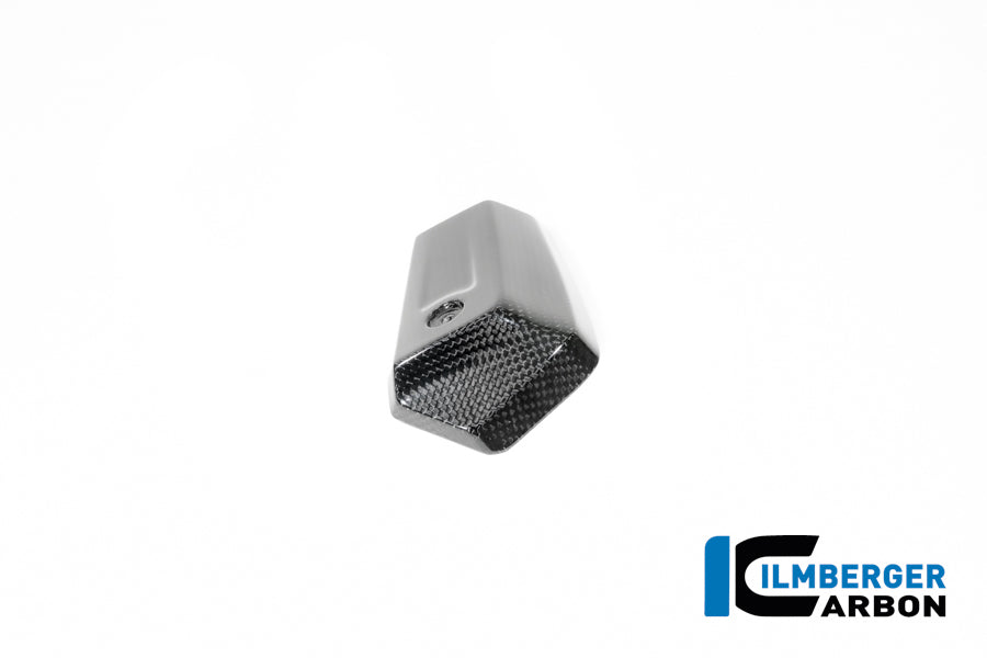 Ilmberger Carbon Oil Cooler Cover Left BMW R12 NineT - Gloss / Twill
