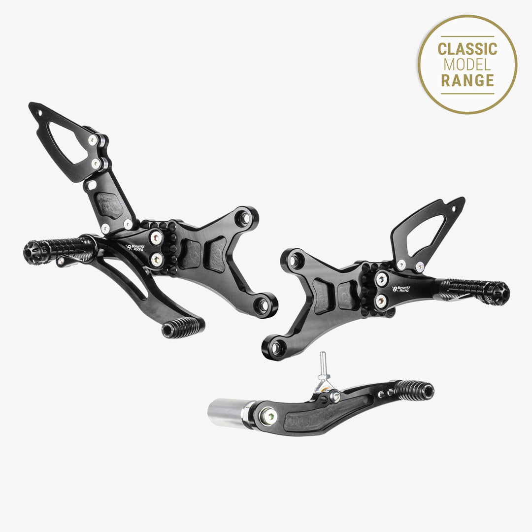 Bonamici Racing Adjustable Rearsets - Yamaha YZF R1