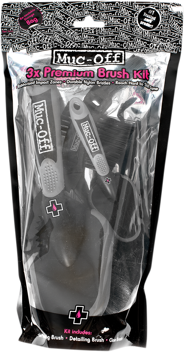 Muc-Off USA 3-Piece Brush Set