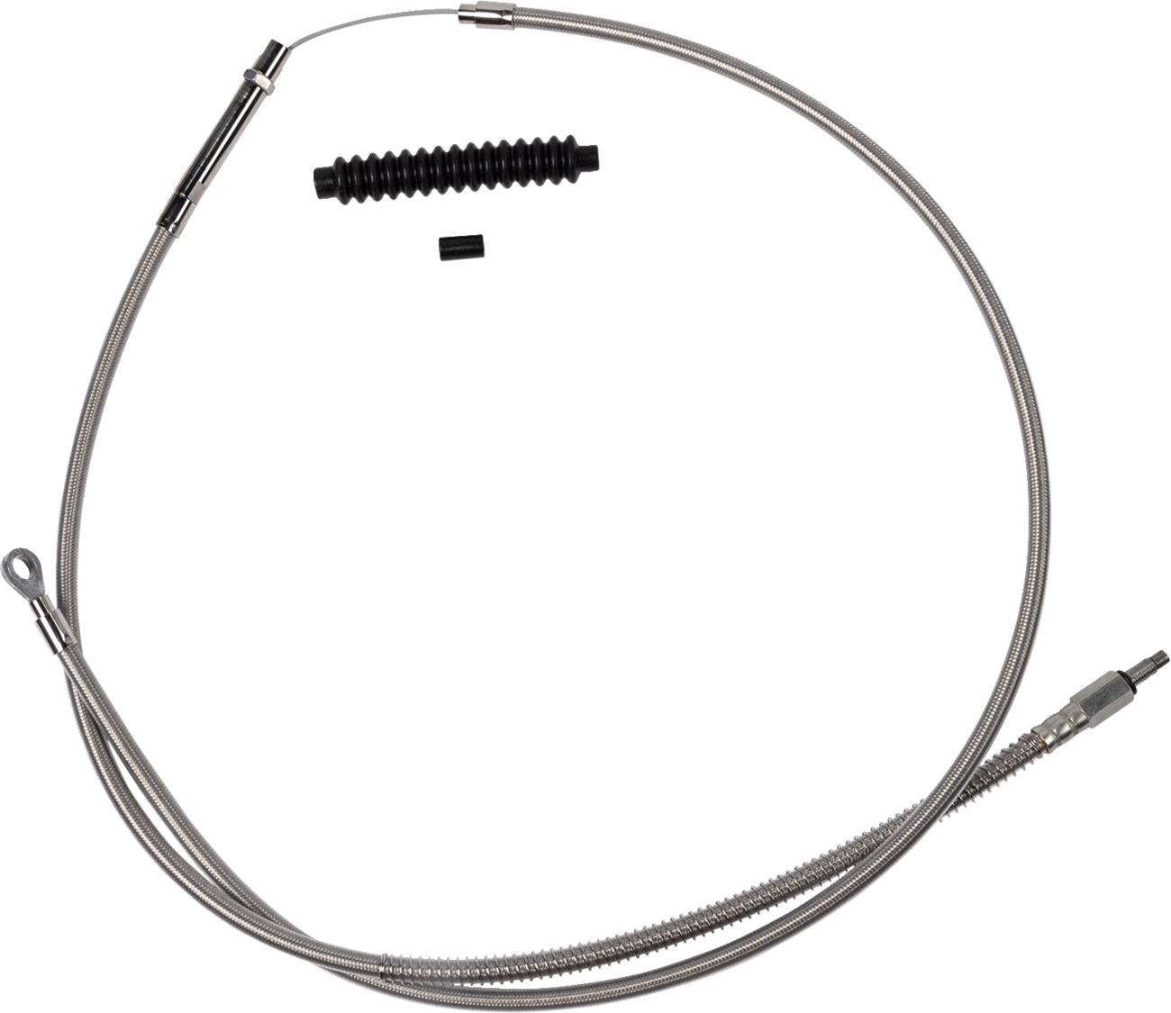 Barnett High-Efficiency Stainless Steel Clutch Cable For Harley-Davidson - +6" - '18-'23 Softail