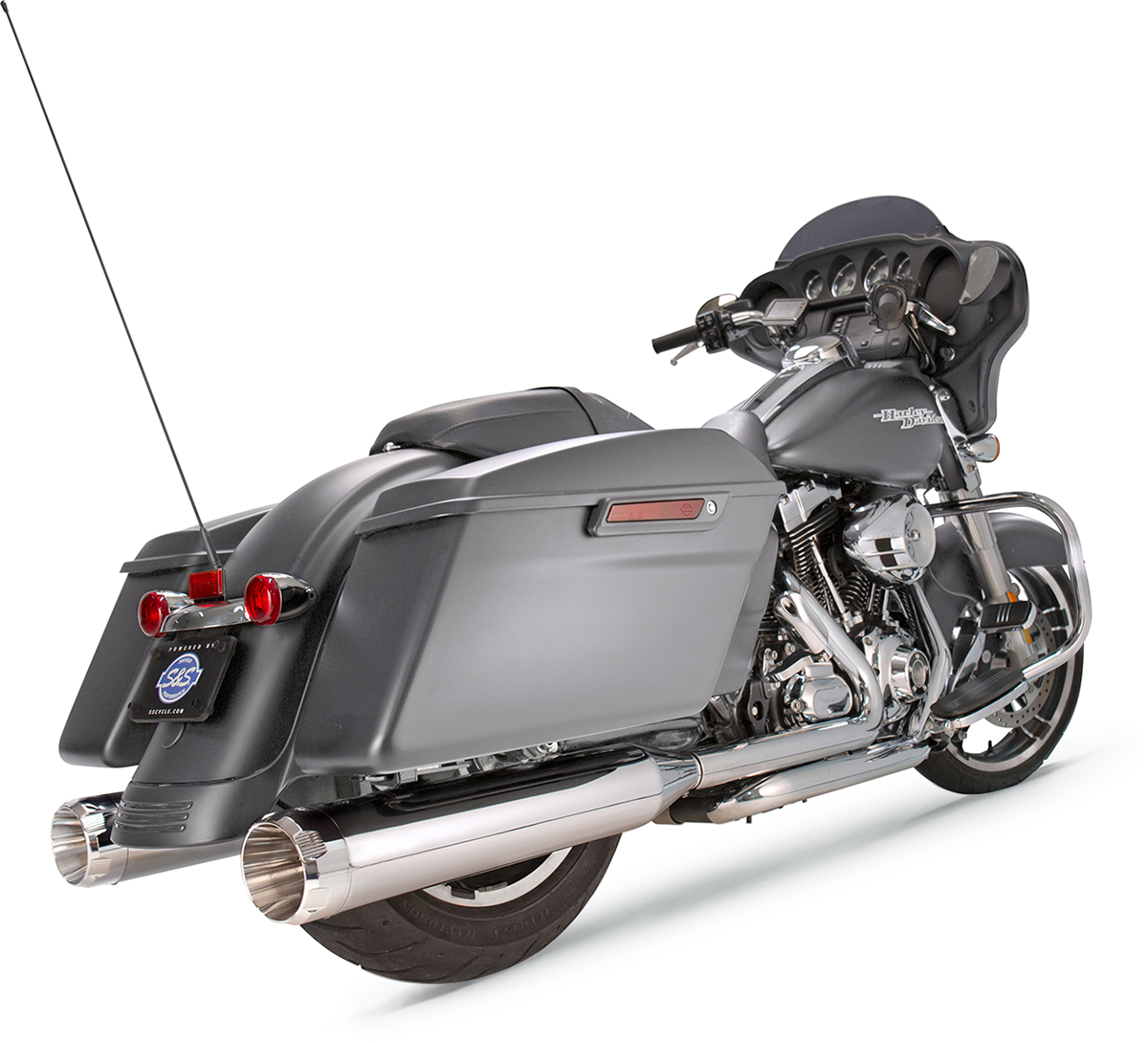 S&amp;S Cycle 4-1/2" MK45 Performance Mufflers - Chrome Thruster