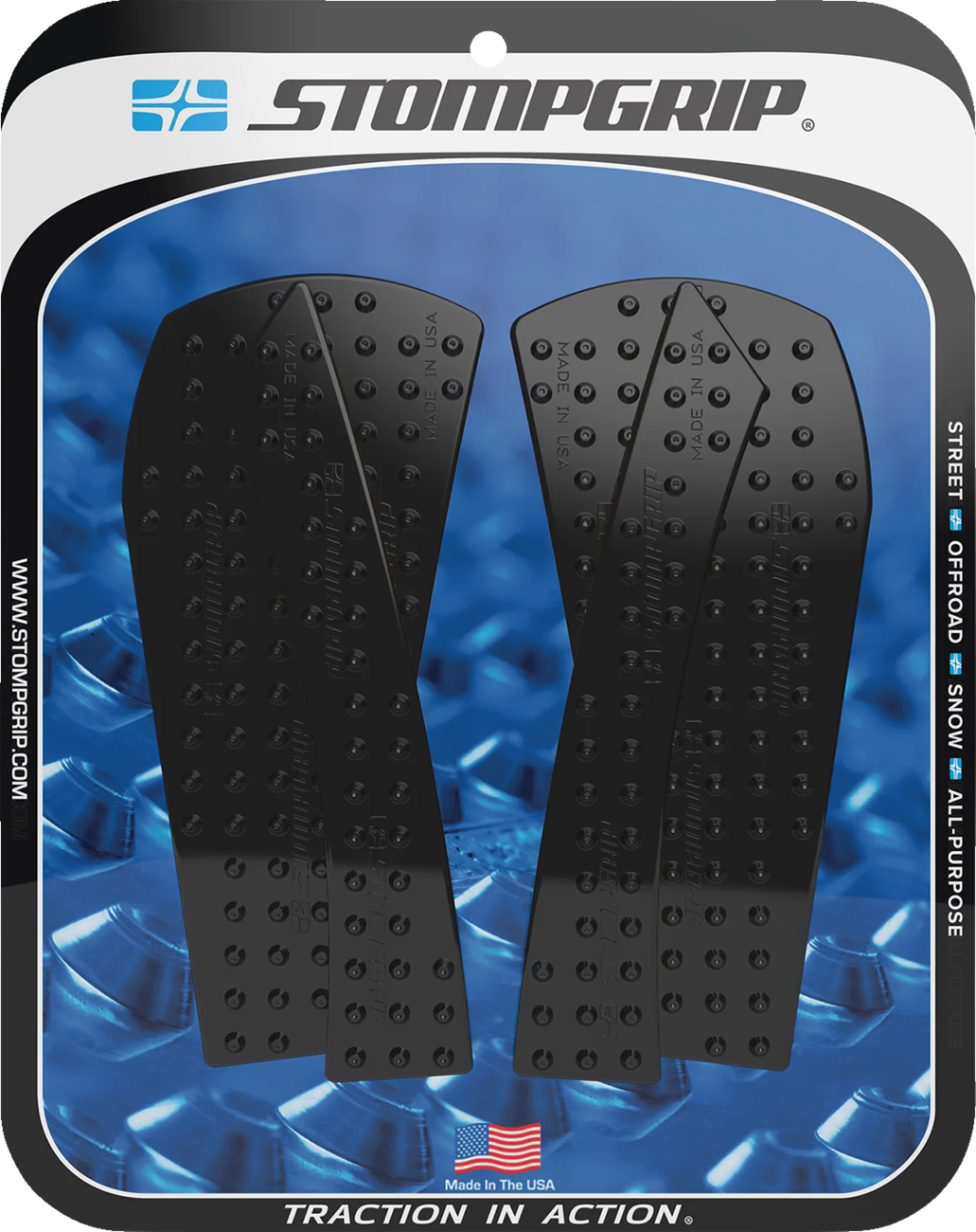 StompGrip Tank Grips - Icon - Black - KTM - Adventure '23-'25
