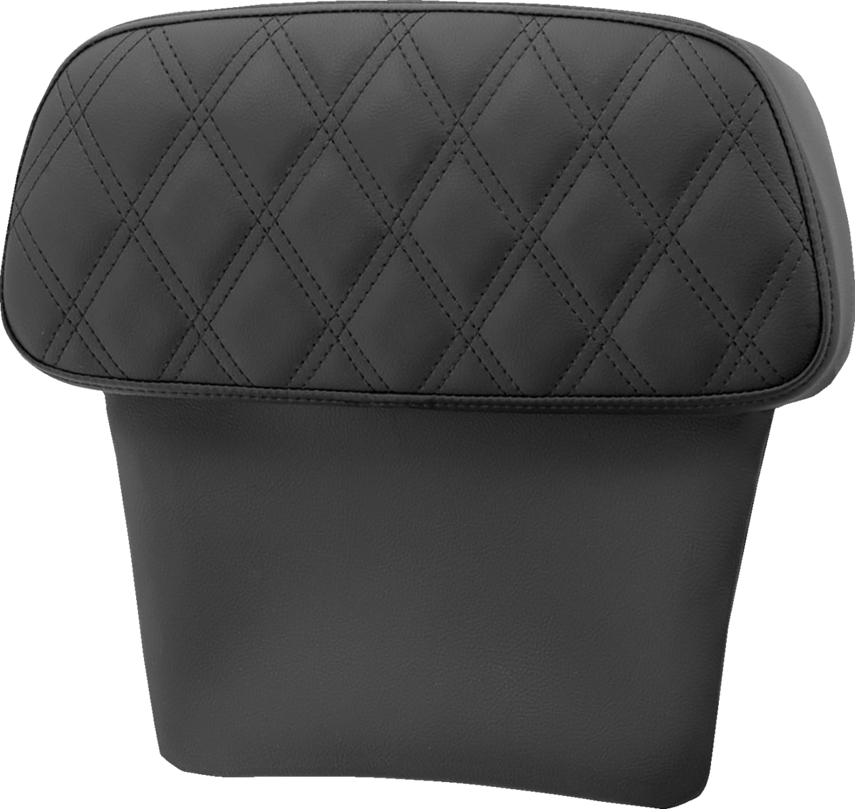 Saddlemen Chopped Tour Pak Backrest Pad - Step-Up - Black W/ Black Lattice Stitch - FLT/FLH '14-'23