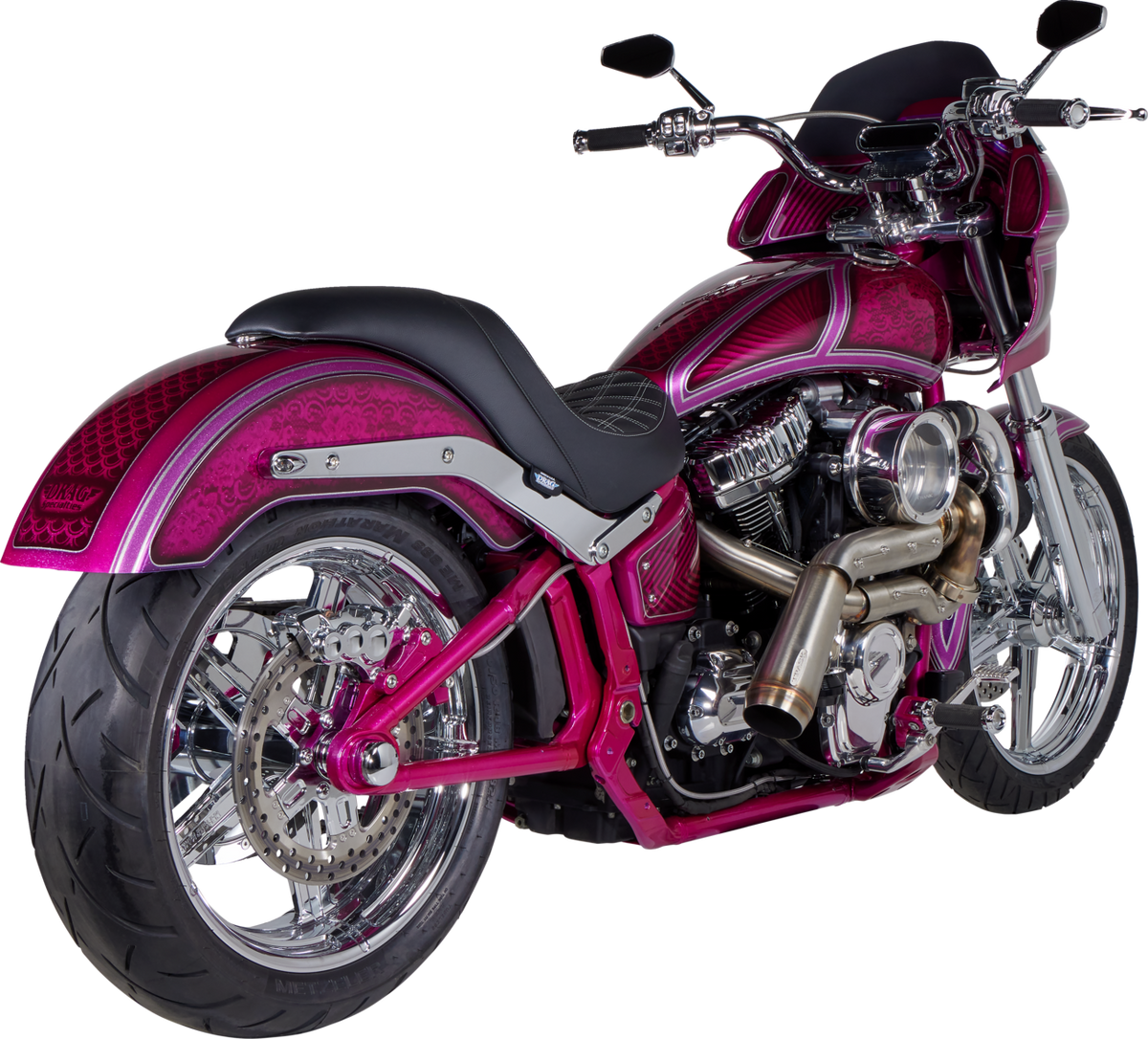 Kodlin USA Gas Tank - Stretched - M8 Softail